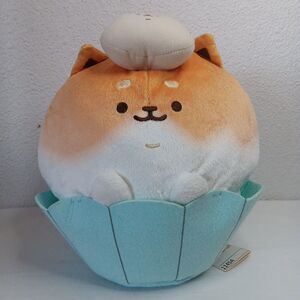 Furyu Yeast ken Shaved Ice Lemon Mochi Plush Japan 30cm Stuffed Toy Shiba